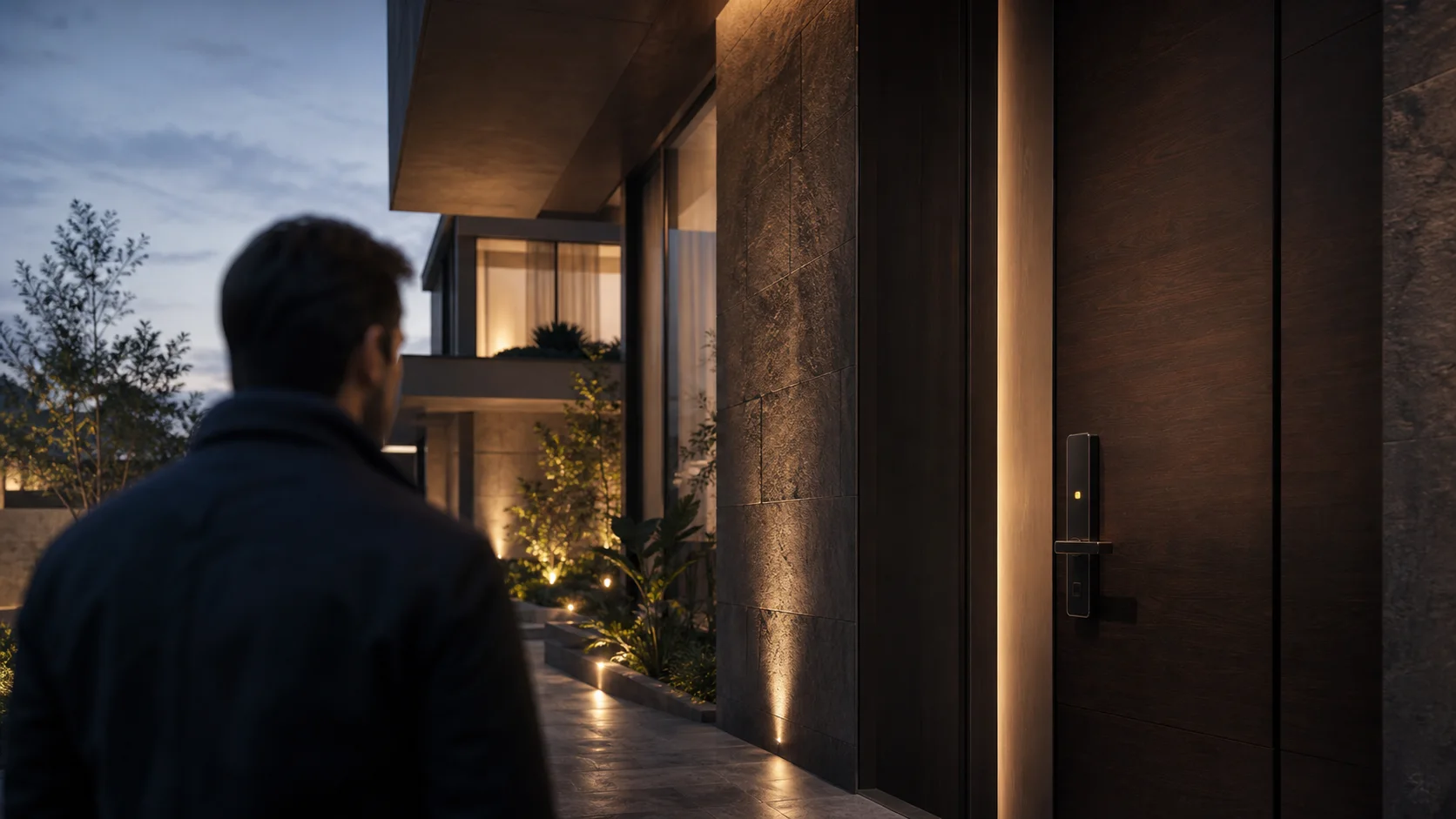 Smart access at a private residence